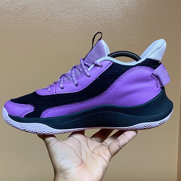 Under Armour Curry 3Z7 “Provence Purple Black” Size 9 - Picture 5 of 16